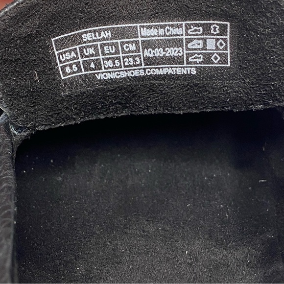 Vionic Sellah Black Leather Loafer 6 1/2 - Picture 11 of 14